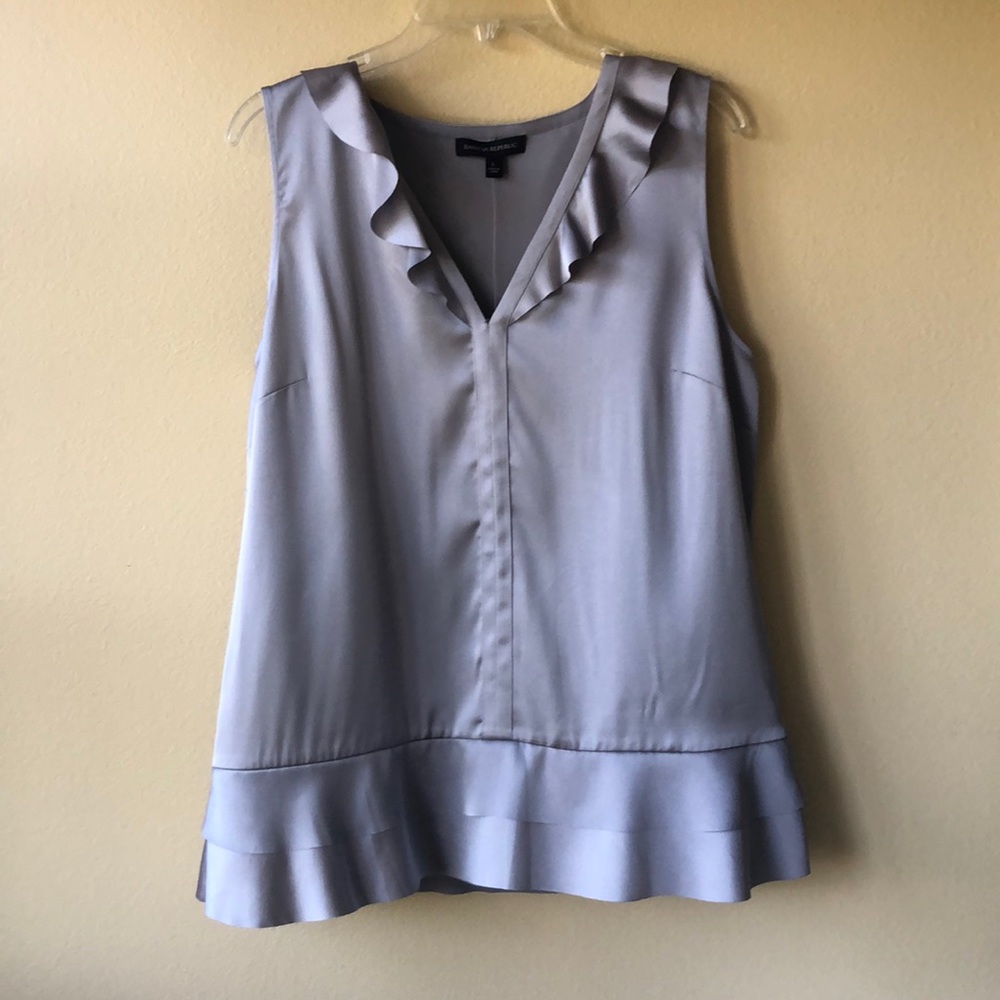 Silver Banana Republic Blouse